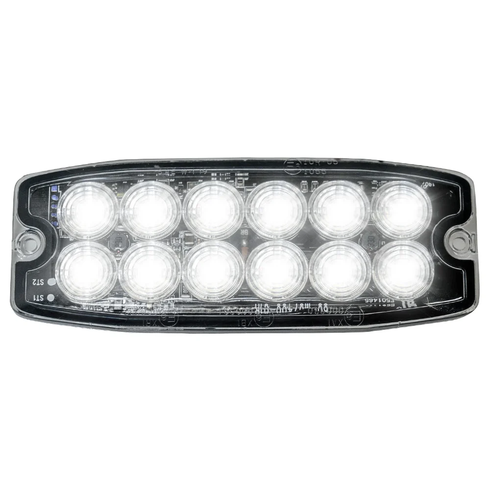 Universal 12-LED 30 Function 5.25" Ultra-Thin 0.25" Emergency Flashing Strobe Light - Multiple Colors - Image 8
