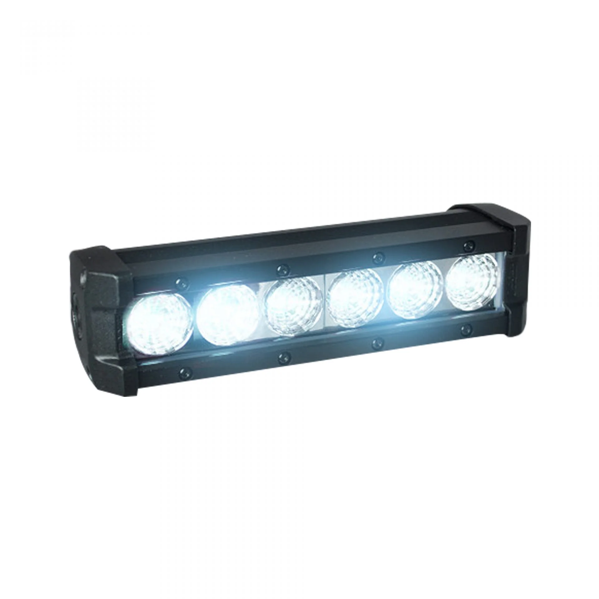 2100 Lumen 8" Light Bar & Wiring Kit 6 5-Watt Square CREE XTE Square - Image 2