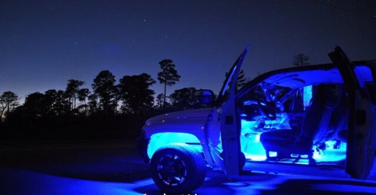 36" Flexible IP68 Waterproof Ultra High Power Flexible Light Strips CREE LED Blue - Image 7