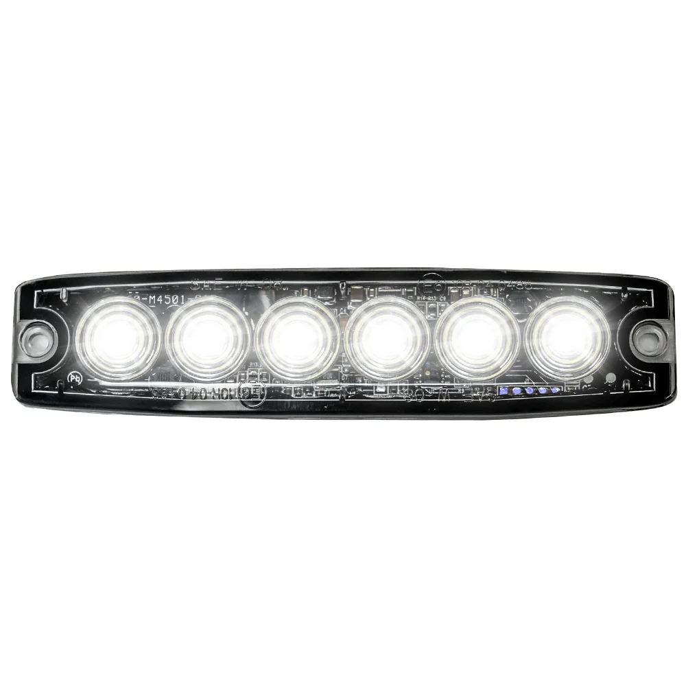 Universal 6-LED 23 Function 5.25" Ultra-Thin 0.25" Emergency Flashing Strobe Light - Multiple Colors - Image 8