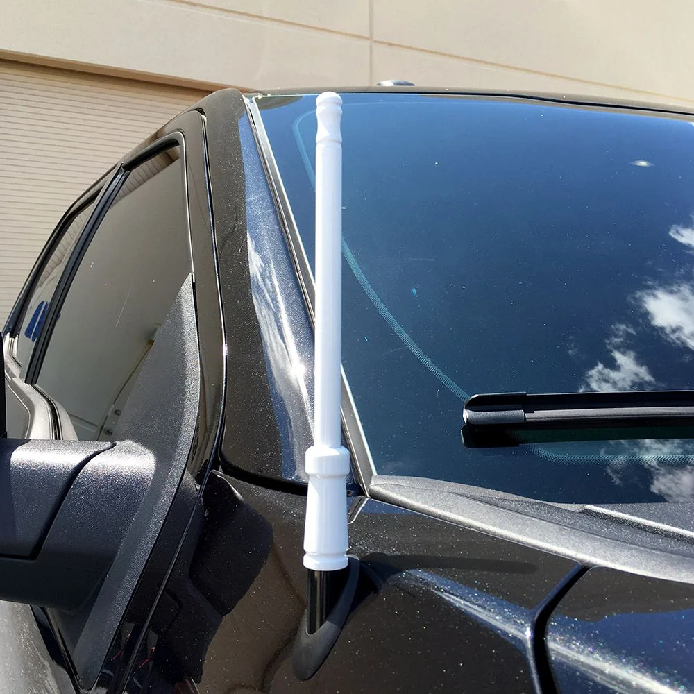Aluminum 8" Antenna (Fits OEM Factory Threaded Antenna) Orange & Green - Image 3
