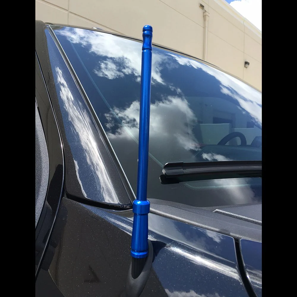 Aluminum 8" Antenna (Fits OEM Factory Threaded Antenna) Orange & Green - Image 6