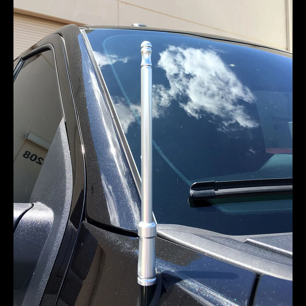 Aluminum 8" Antenna (Fits OEM Factory Threaded Antenna) Orange & Green - Image 8