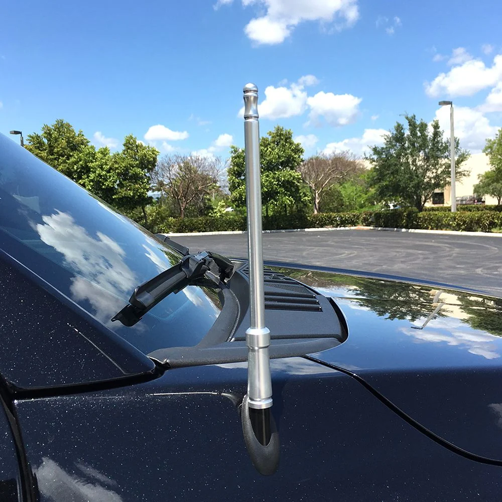 Aluminum 8" Antenna (Fits OEM Factory Threaded Antenna) Orange & Green - Image 9