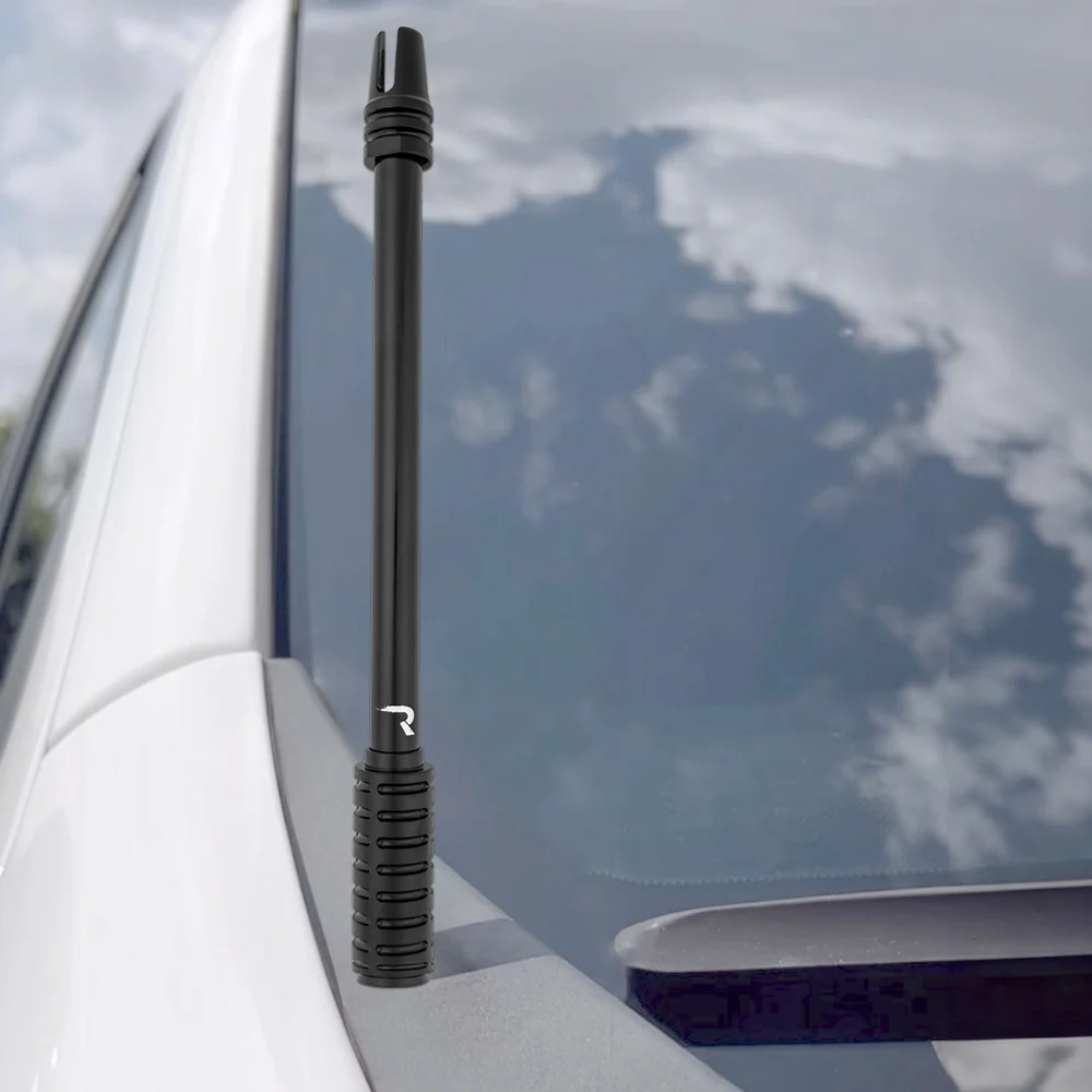 AR-15 Rifle Barrel 10" Aluminum Truck Antenna with 3-Pronged Threaded Flash Hider Barrel Tip (Antenna Fits OEM Factory Threaded Antenna Base) Multiple Colors - Image 4