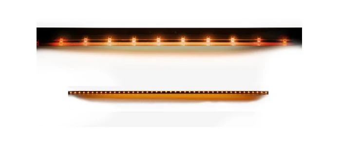 "Big Rig" Side Mounted High Power LED Light Bar Kit Amber Running Lights & Turn Signals - Multiple Sizes - Image 4