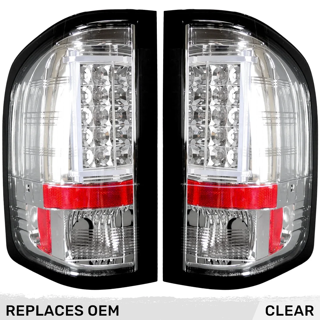 Chevy Silverado Dually 07-14 & GMC Sierra Dually 07-14 Ultra Bright OLED Tail Lights - Multiple Lens - Image 11