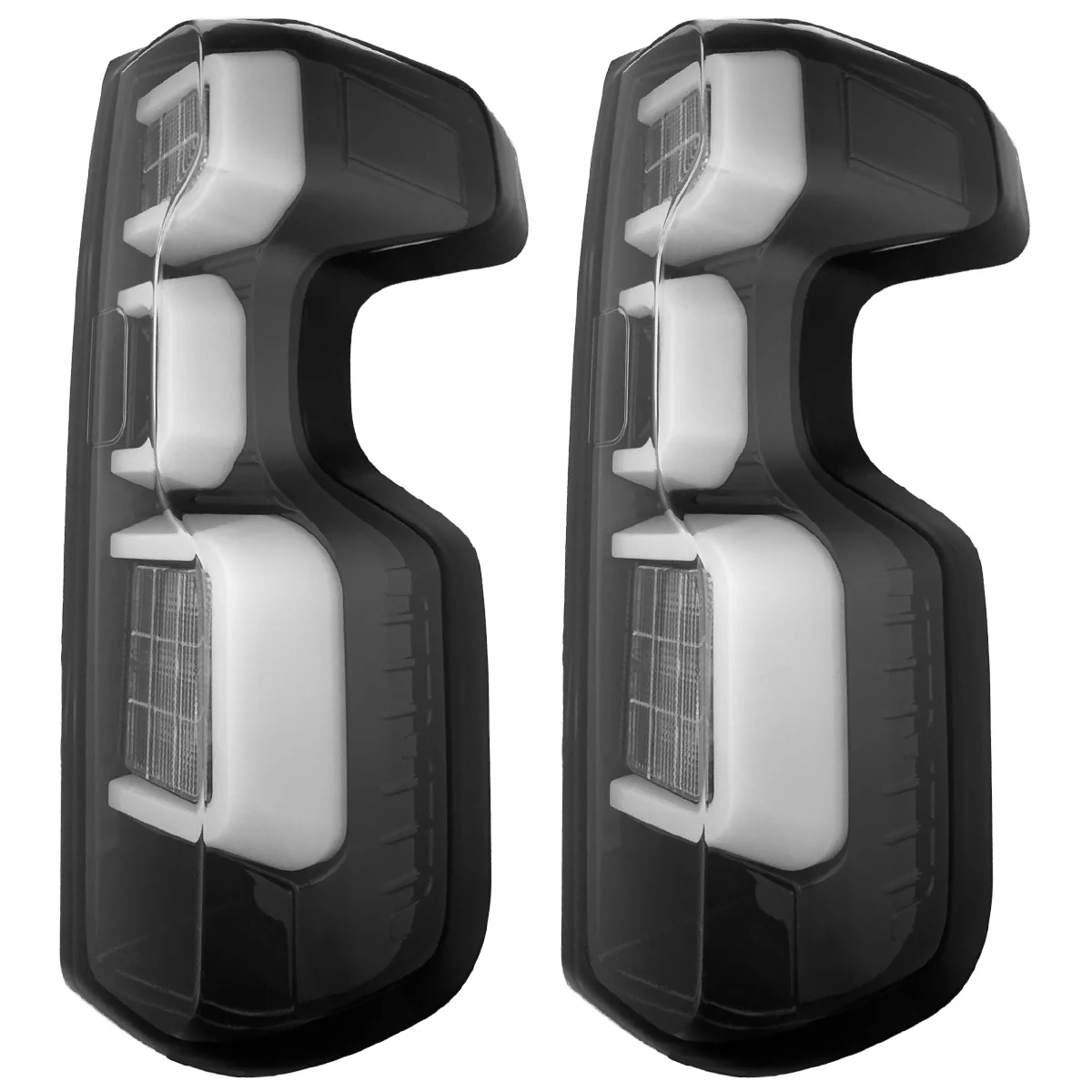 Chevy 20-23 Silverado 2500/3500 Ultra Bright OLED Tail Lights Custom Painted Onyx Black WA8555 (Replaces Factory/OEM Halogen Tail Lights Only) - Custom - Image 2