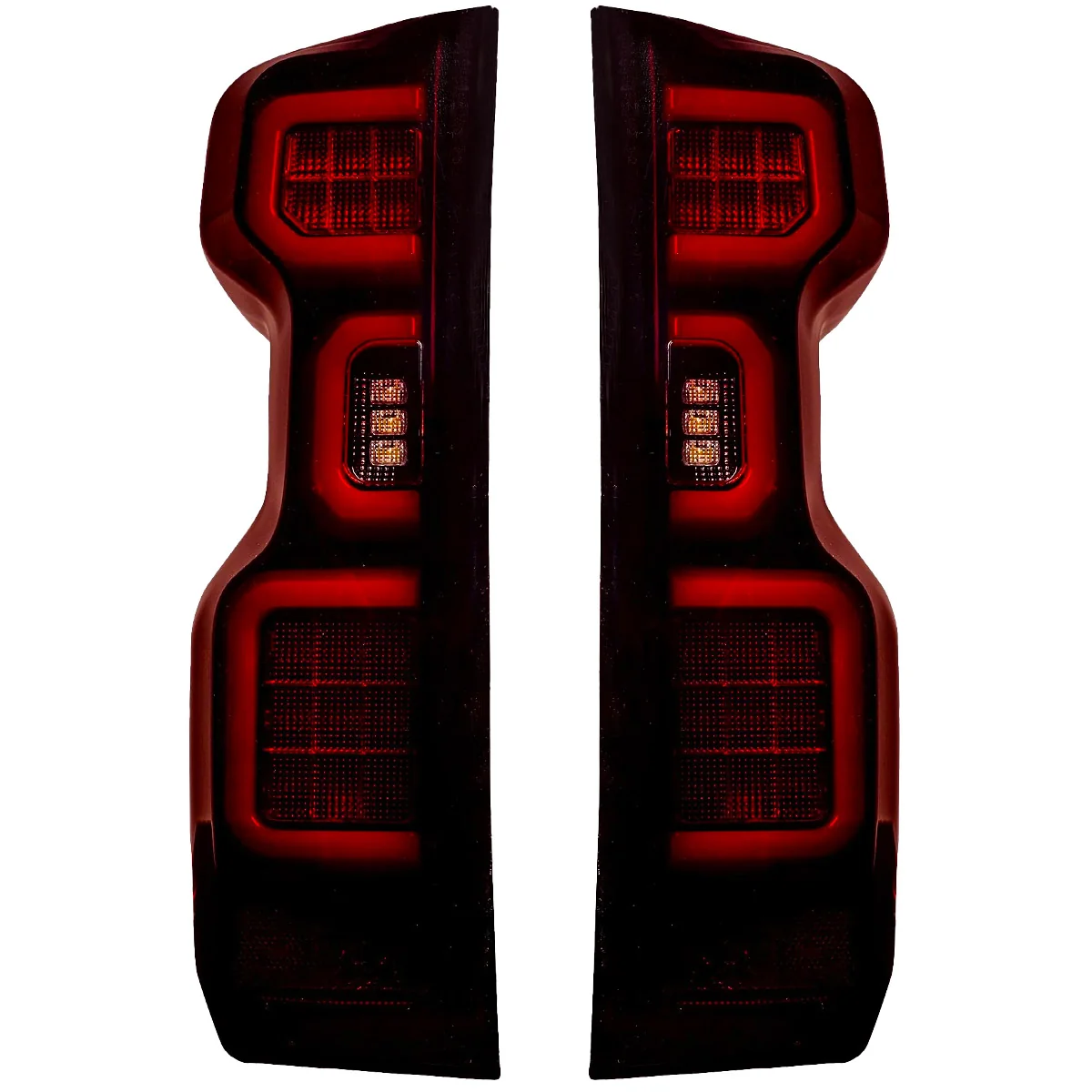 Chevy Silverado 1500 19-25 Ultra Bright OLED Tail Lights (Replaces Factory/OEM Halogen Tail Lights Only) - Multiple Lens - Image 32