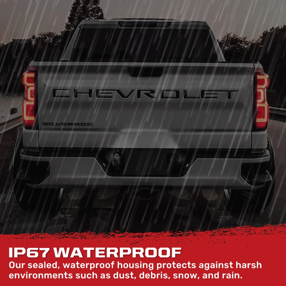 Chevy Silverado 1500 19-25 Ultra Bright OLED Tail Lights (Replaces Factory/OEM LED Tail Lights Only) - Multiple Lens - Image 53