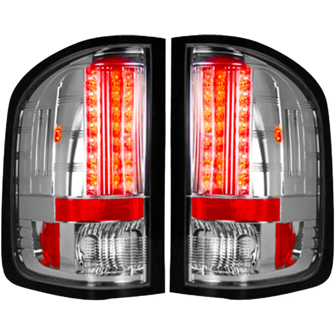 Chevy Silverado (1500, 2500, 3500) Single-Wheel 07-13 Ultra Bright LED Tail Lights - Multiple Lens - Image 32