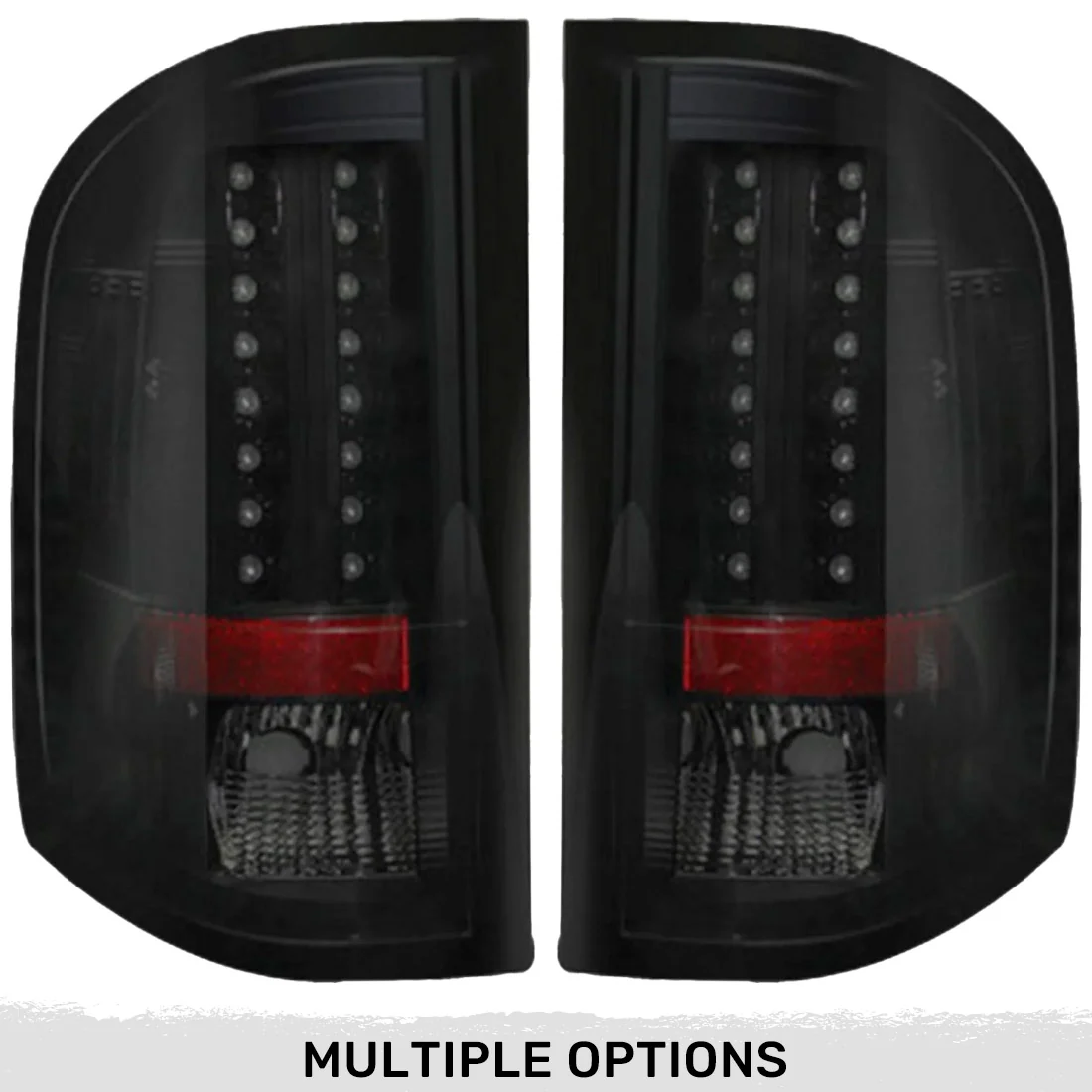 Chevy Silverado Dually & GMC Sierra Dually 07-14 Ultra Bright LED Tail Lights - Multiple Lens