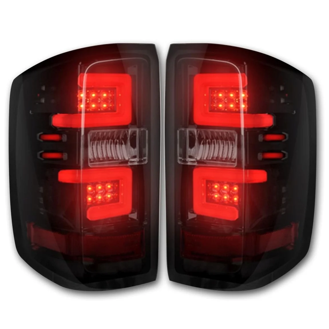 Chevy Silverado / GMC Sierra 15-19 Dually (Replaces OEM Halogen Only) Tail Lights OLED in Multiple Lens - Image 4