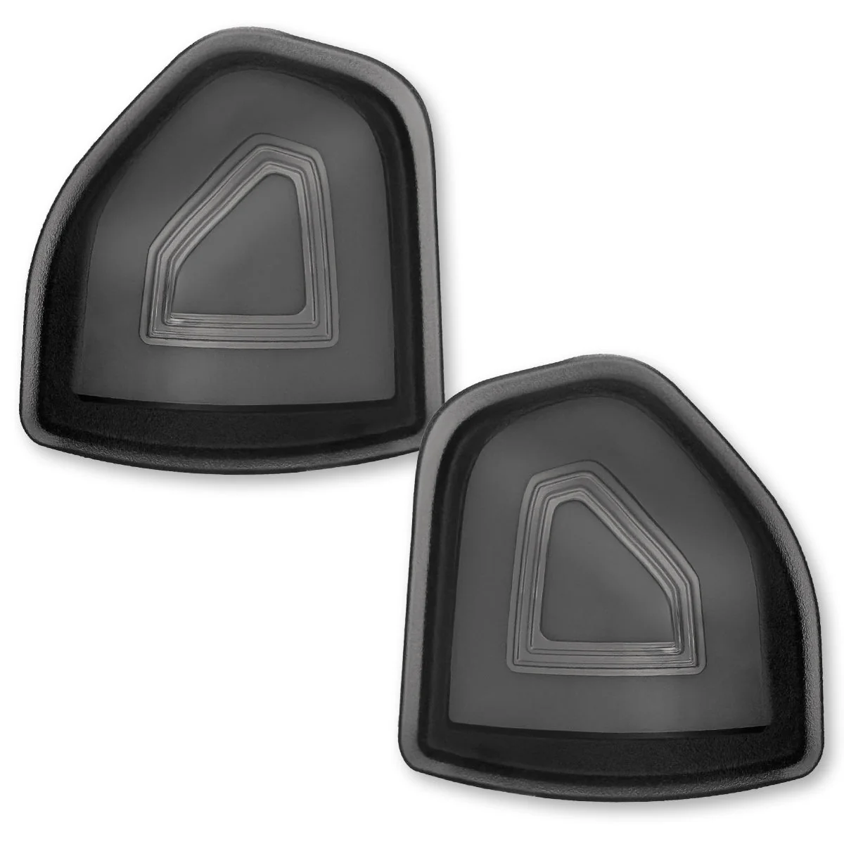 Dodge 19-22 RAM 2500/3500 Corner Side Tow Mirror Turn Signal & Running Light (2-Piece Set) with Amber LED Turn Signals & White LED Running Lights - Smoked Lens - Image 3