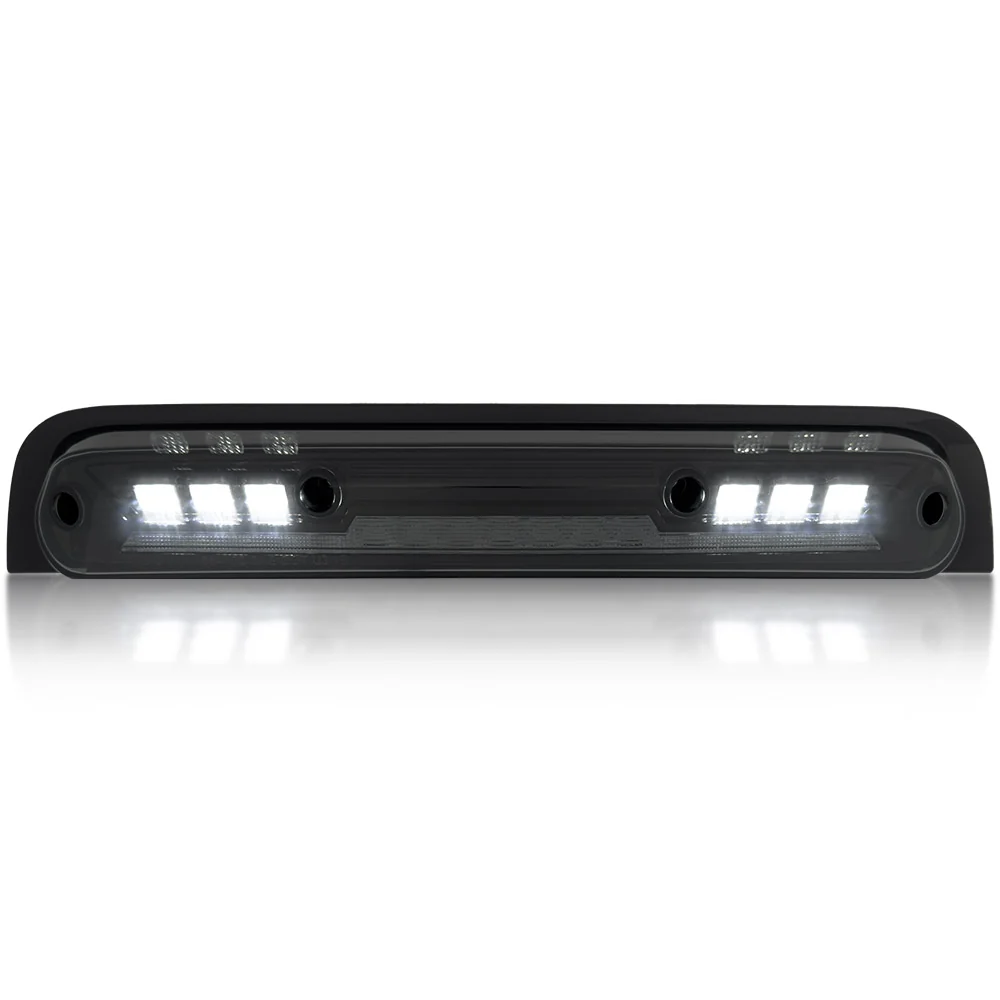 Dodge 19-25 RAM 1500 Red LED 3rd Brake Light Kit with White LED Cargo Lights and Smoked Lens - Image 4