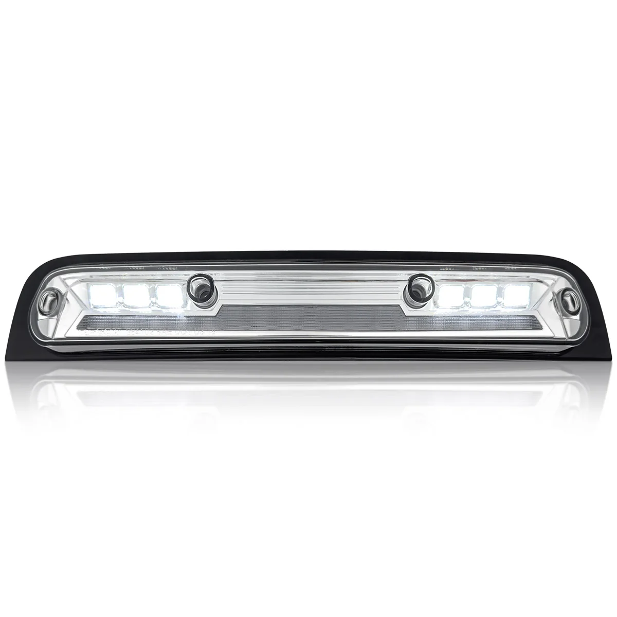 Dodge 19-25 RAM 1500 Red LED 3rd Brake Light Kit with White LED Cargo Lights and Clear Lens - Image 3