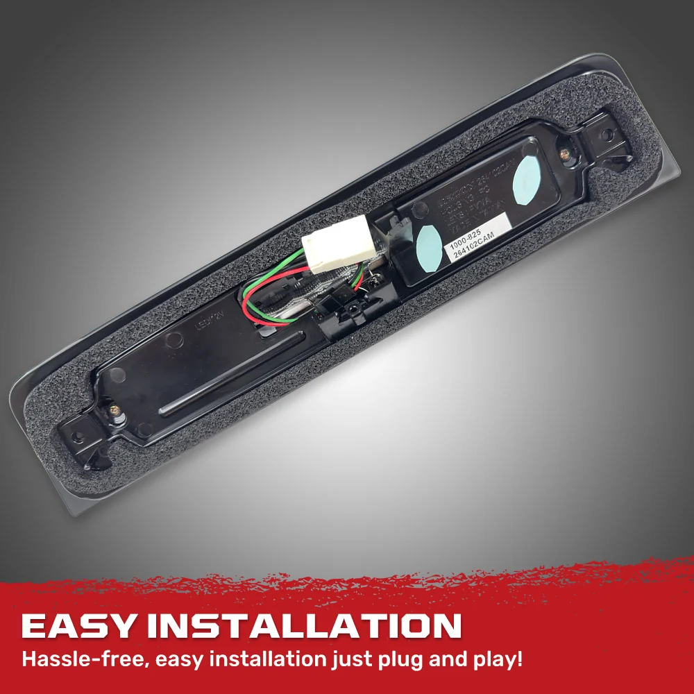 Dodge 19-25 RAM 1500 Red LED 3rd Brake Light with Cargo Bed Camera and Clear Lens - Image 10