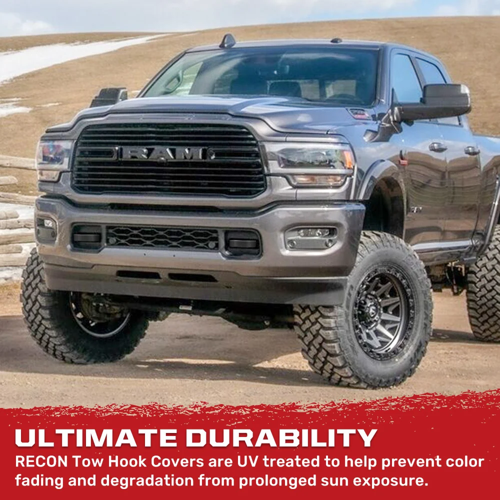 Dodge 21-26 RAM 2500/3500 Tow Hook Covers 2-Piece Set of Silicone Covers Standard & LED Options - Multiple Colors - Image 36