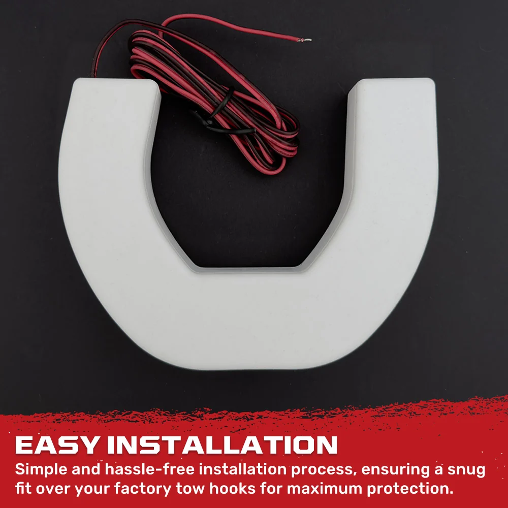 Dodge 21-26 RAM 2500/3500 Tow Hook Covers 2-Piece Set of Silicone Covers Standard & LED Options - Multiple Colors - Image 71