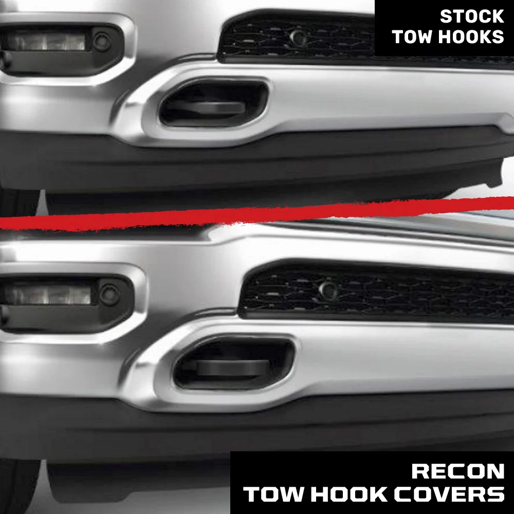 Dodge 21-26 RAM 1500 Tow Hook Covers 2-Piece Set of Silicone Covers Standard & LED Options - Multiple Colors - Image 32