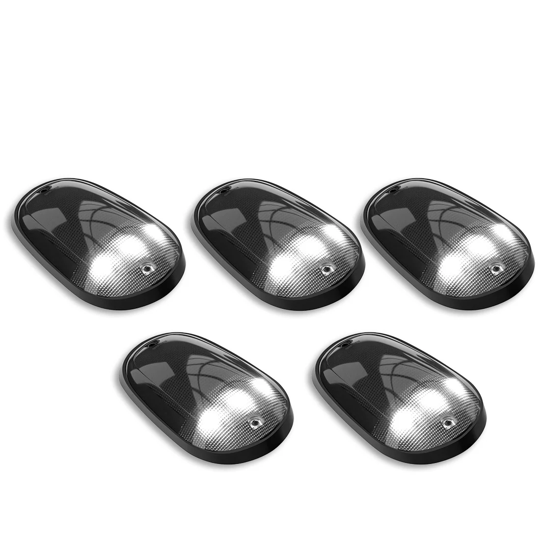 Dodge RAM 03-18 Heavy-Duty 2500/3500 5-Piece Cab Roof Light Kit Strobe LED White & Amber - Multiple Lens - Image 20
