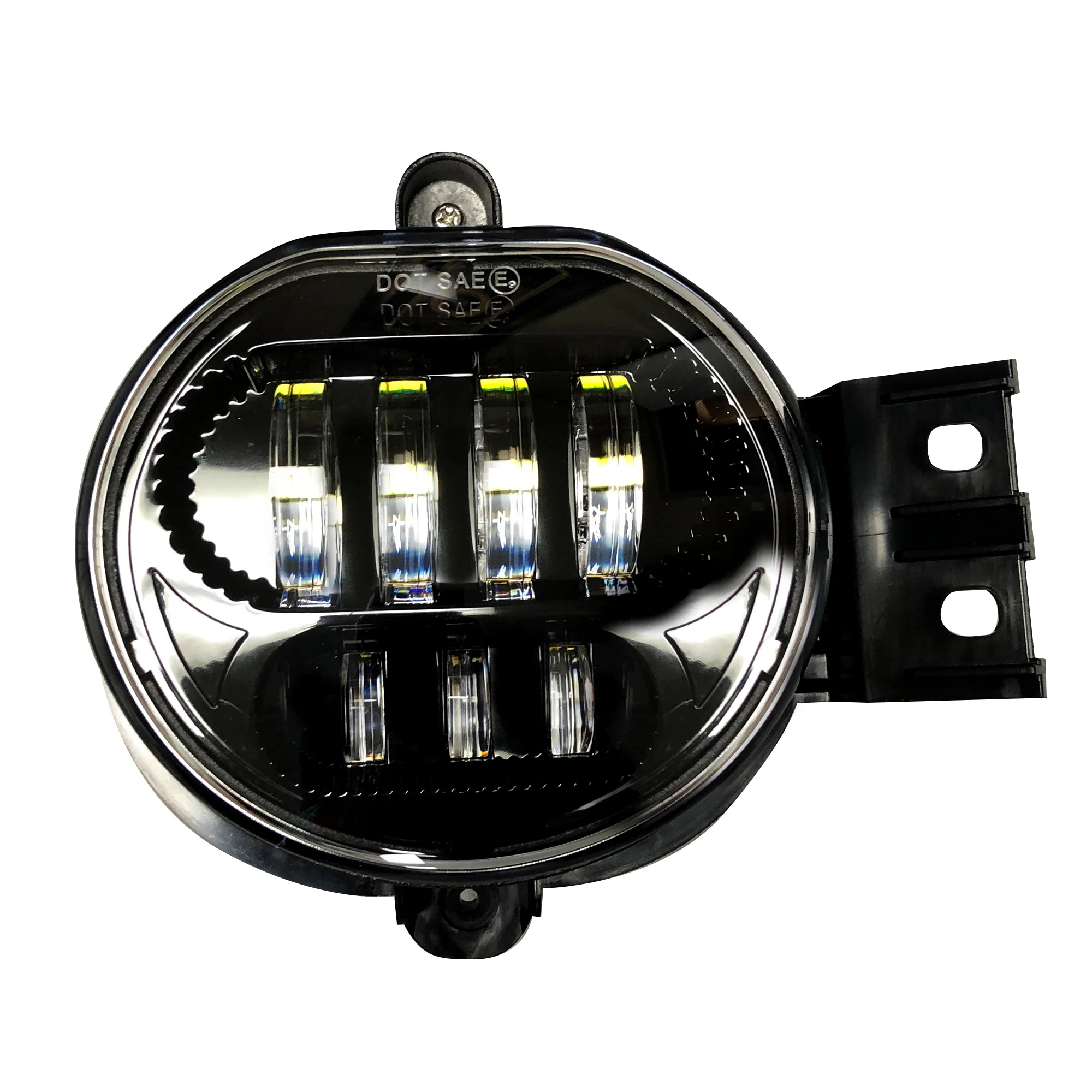 Dodge RAM 1500 02-08 Ultra Bright White LED Fog Lights 2-Pc Kit (Replaces Factory Fog Lights) - Smoked Lens - Image 4