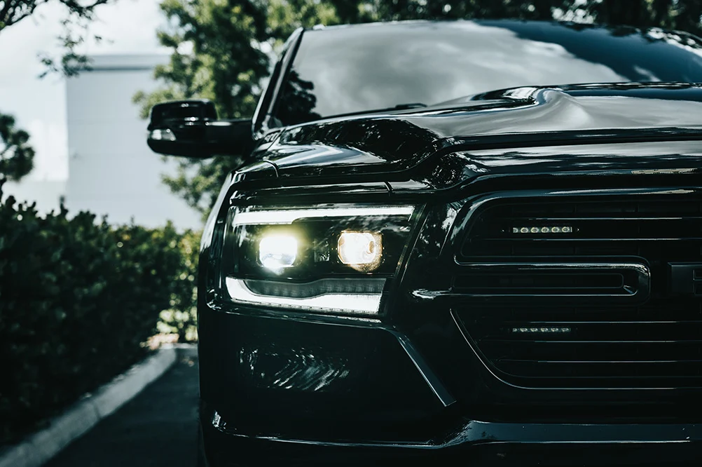 Dodge RAM 1500 19-23 5th Gen LED Projector Headlights OLED DRL Scanning Switchback LED Signals (Replaces Factory/OEM Halogen Only) - Multiple Styles - Image 6