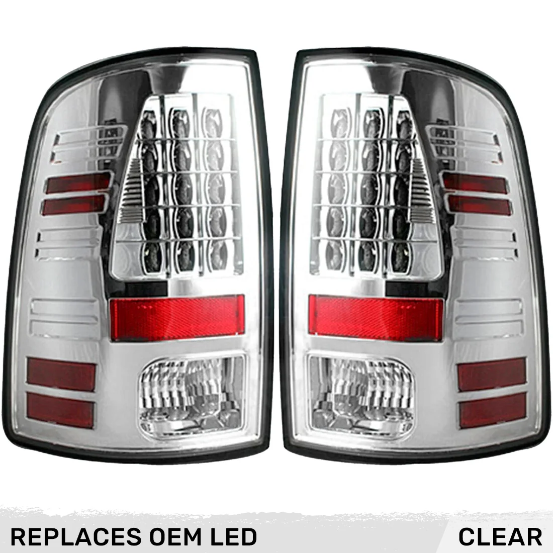 Dodge RAM 2500/3500 14-18 LED Tail Lights (Replaces Factory/OEM LED Only) - Multiple Lens - Image 13