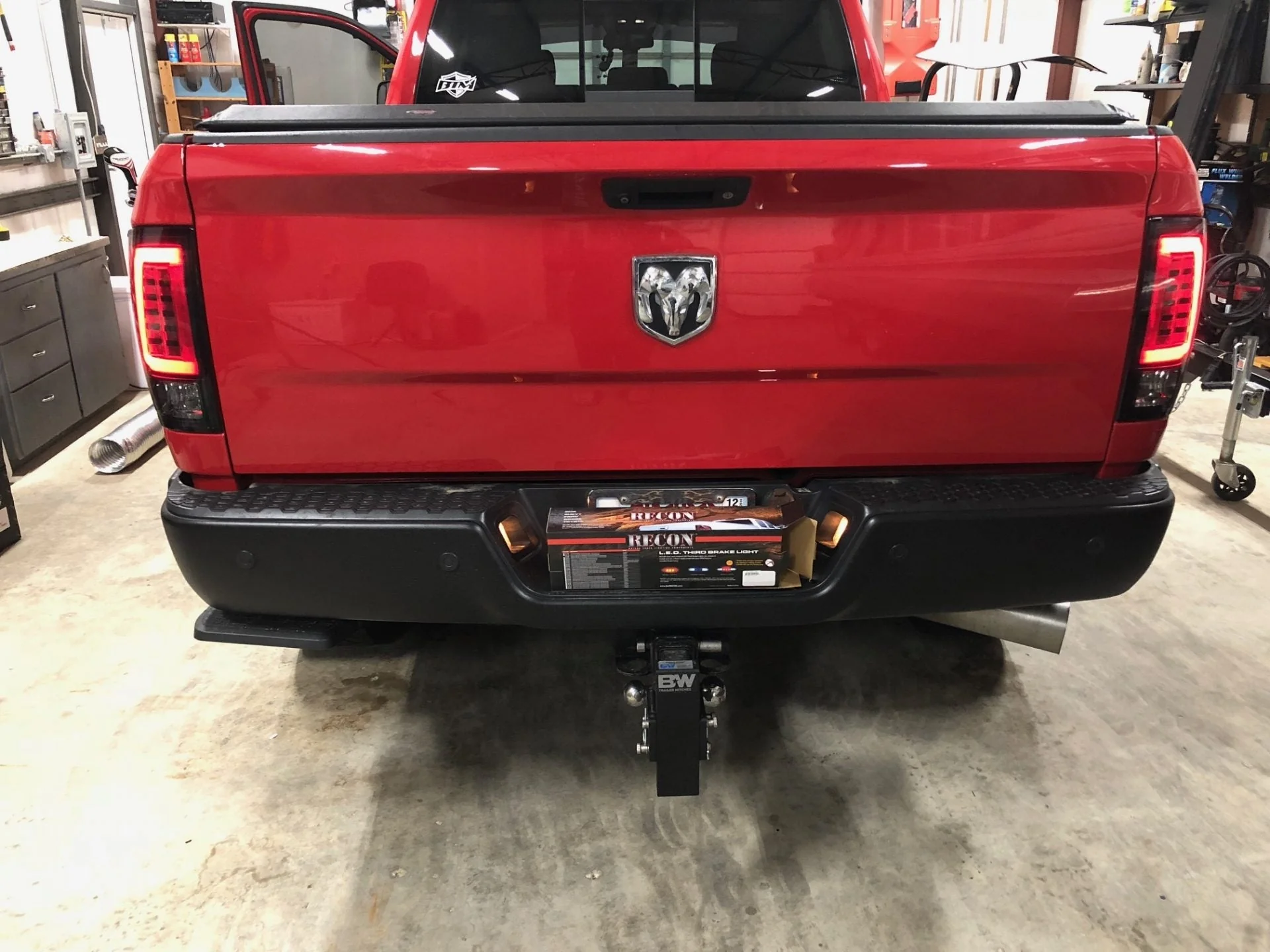 Dodge RAM 2500/3500 2014-2018 (Replaces OEM LED ONLY) OLED Tail Lights Scanning OLED Turn Signals in Smoked - Image 13