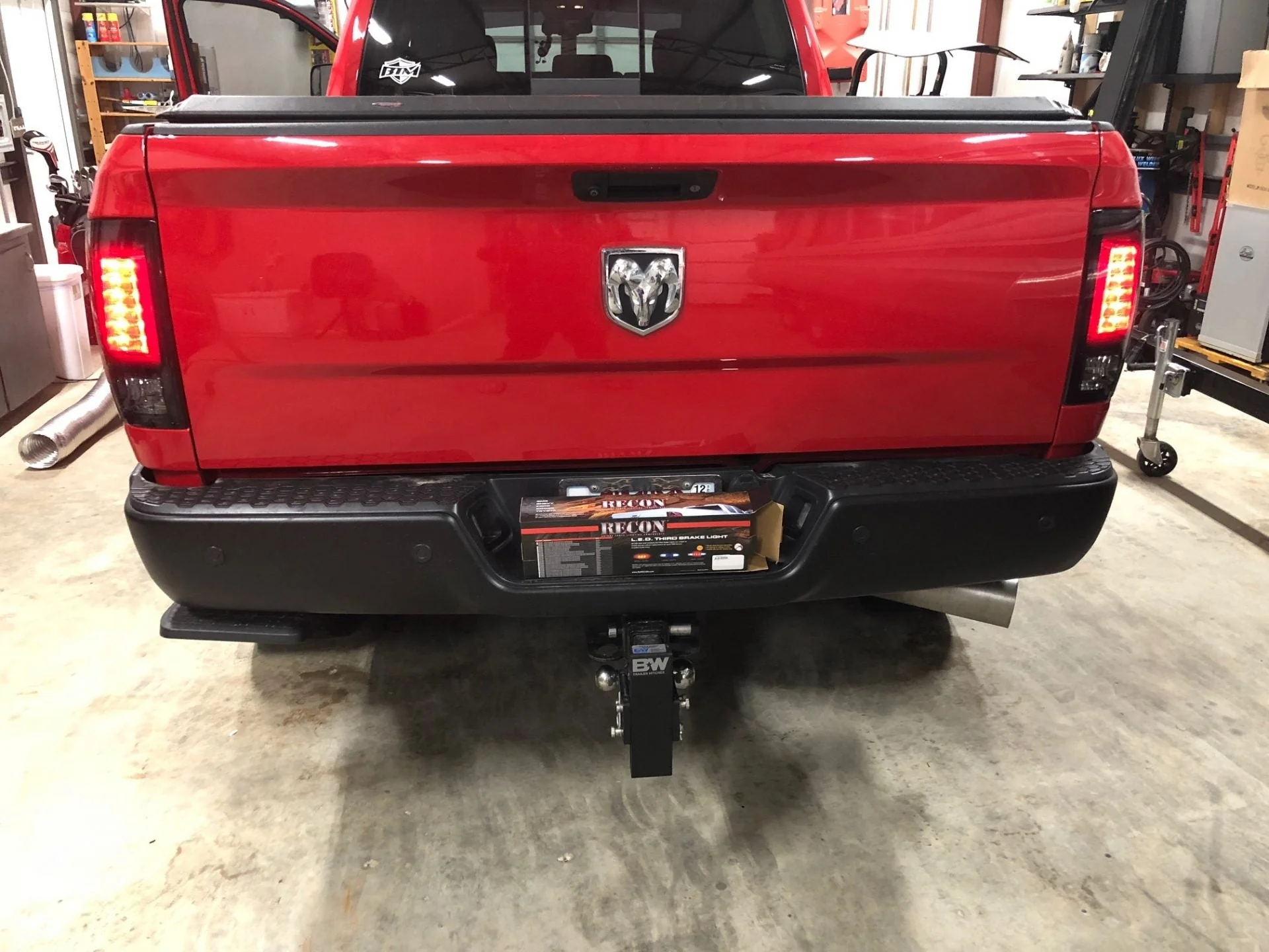 Dodge RAM 2500/3500 2014-2018 (Replaces OEM LED ONLY) OLED Tail Lights Scanning OLED Turn Signals in Smoked - Image 14