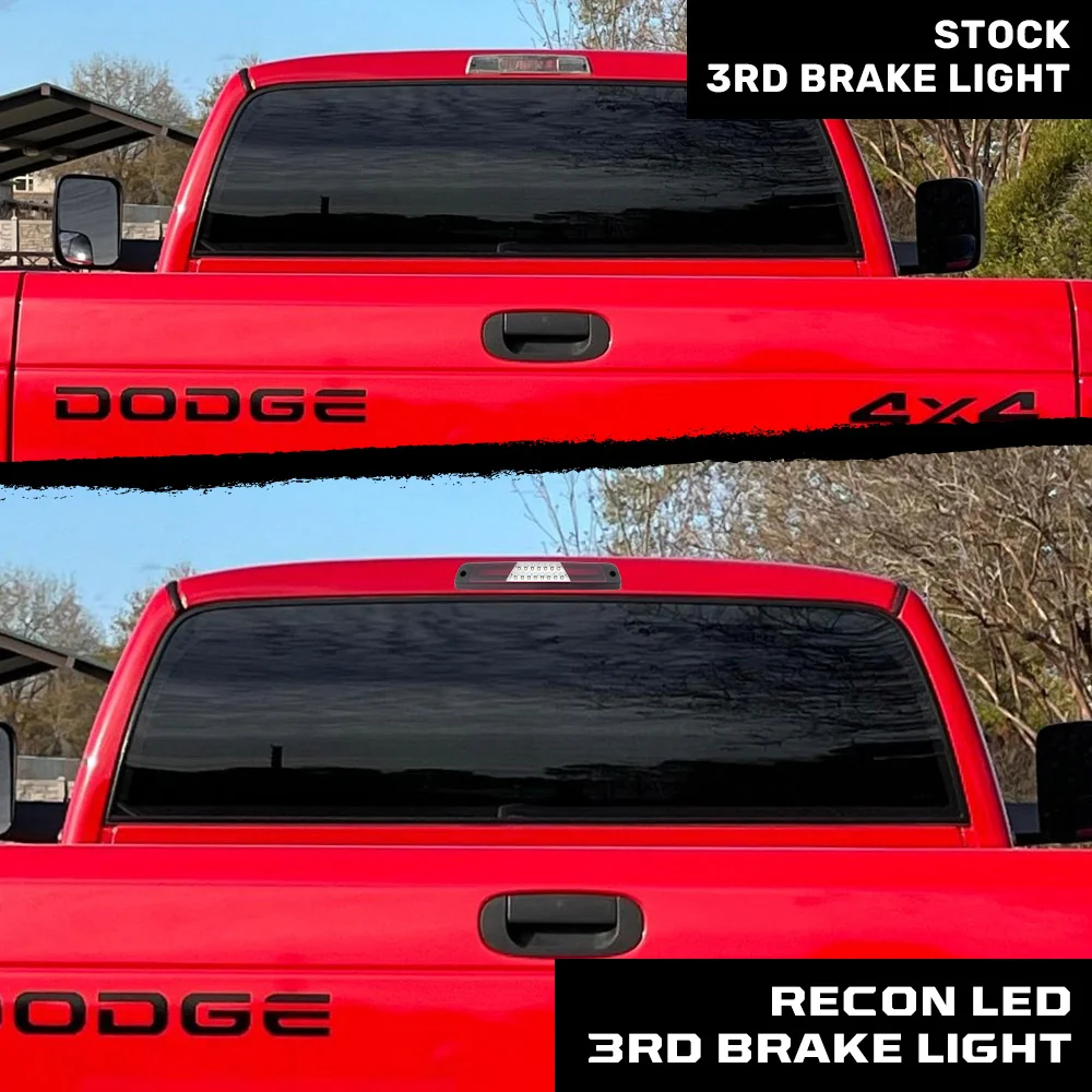 Dodge RAM 2500/3500 94-02 3rd Brake Light Kit LED with Clear Lens - Image 5