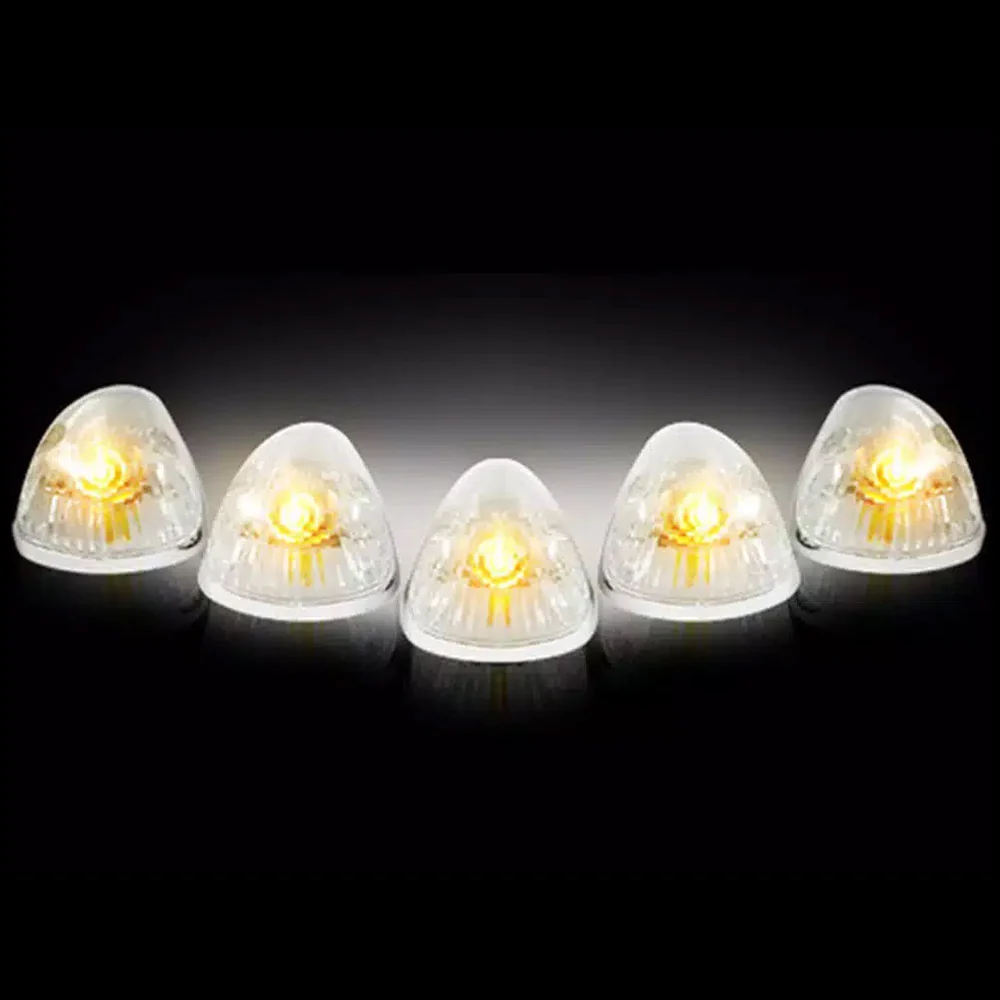 Dodge RAM 2500/3500 94-98 5-Piece Cab Roof Light Set Amber LED 194 Bulbs - Multiple Lens - Image 24