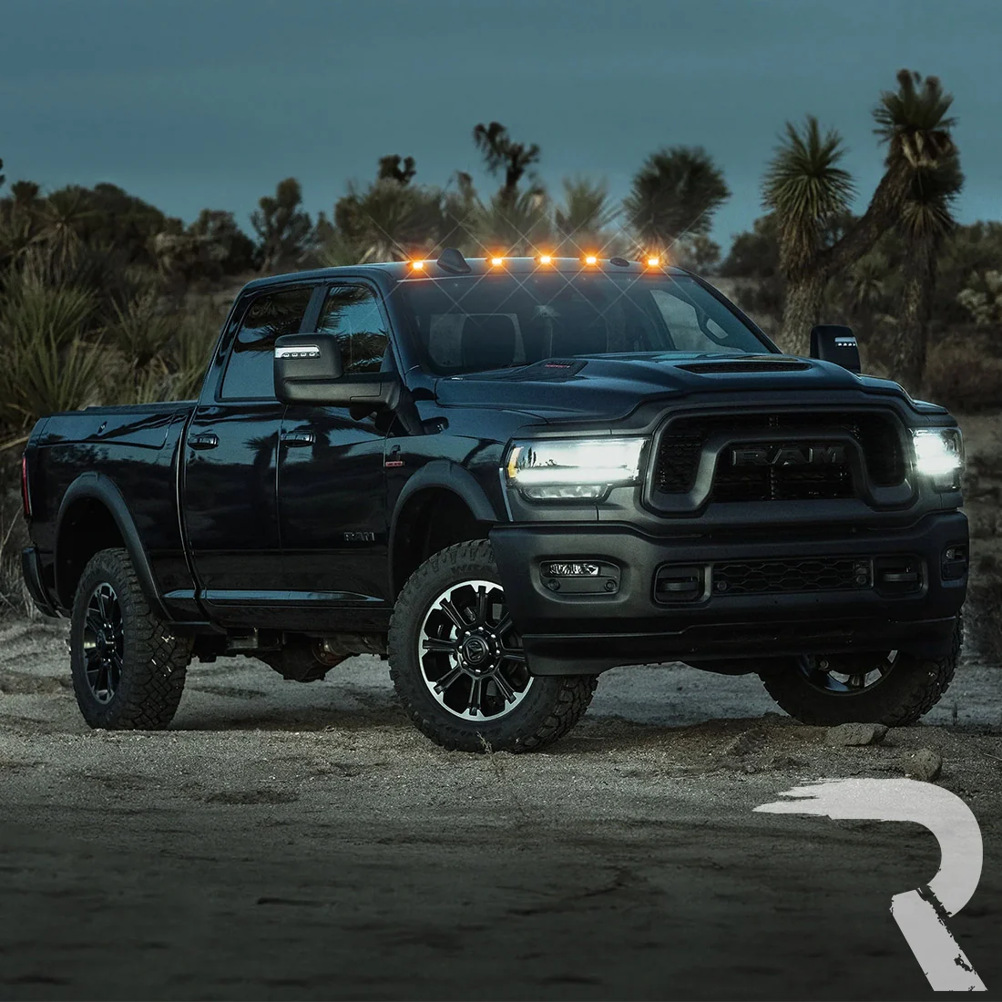 Dodge RAM Heavy-Duty 2500/3500 03-18 5 Piece Cab Roof Light Set 2-Way Front & Rear Facing Ultra High-Power LEDs Multiple Lens & Colors - Image 69