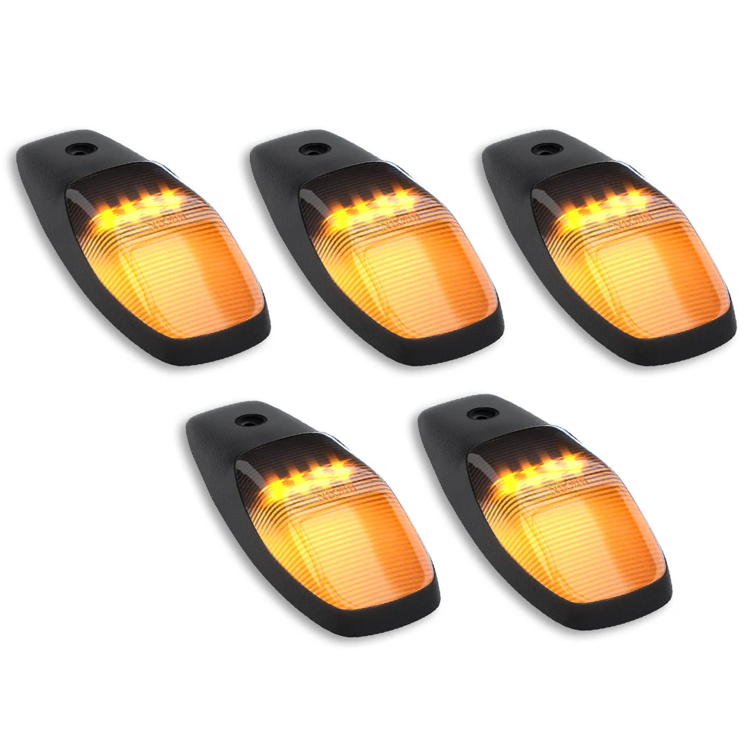 Dodge RAM HD 2500/3500 19-25 5-Piece Cab Roof Light Kit Strobe LED White & Amber - Multiple Lens - Image 29
