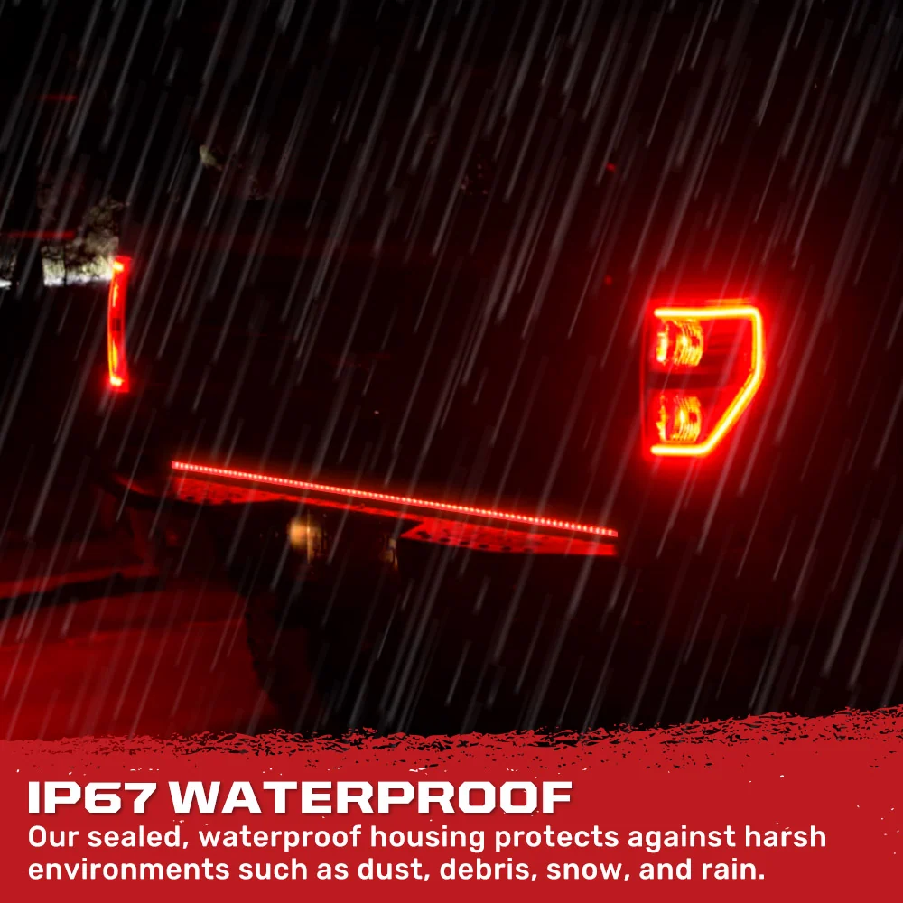“Extreme” Tailgate Light Bar LED Scanning Amber Turn Signals, Brake & Reverse Lights - Multiple Sizes - Image 14