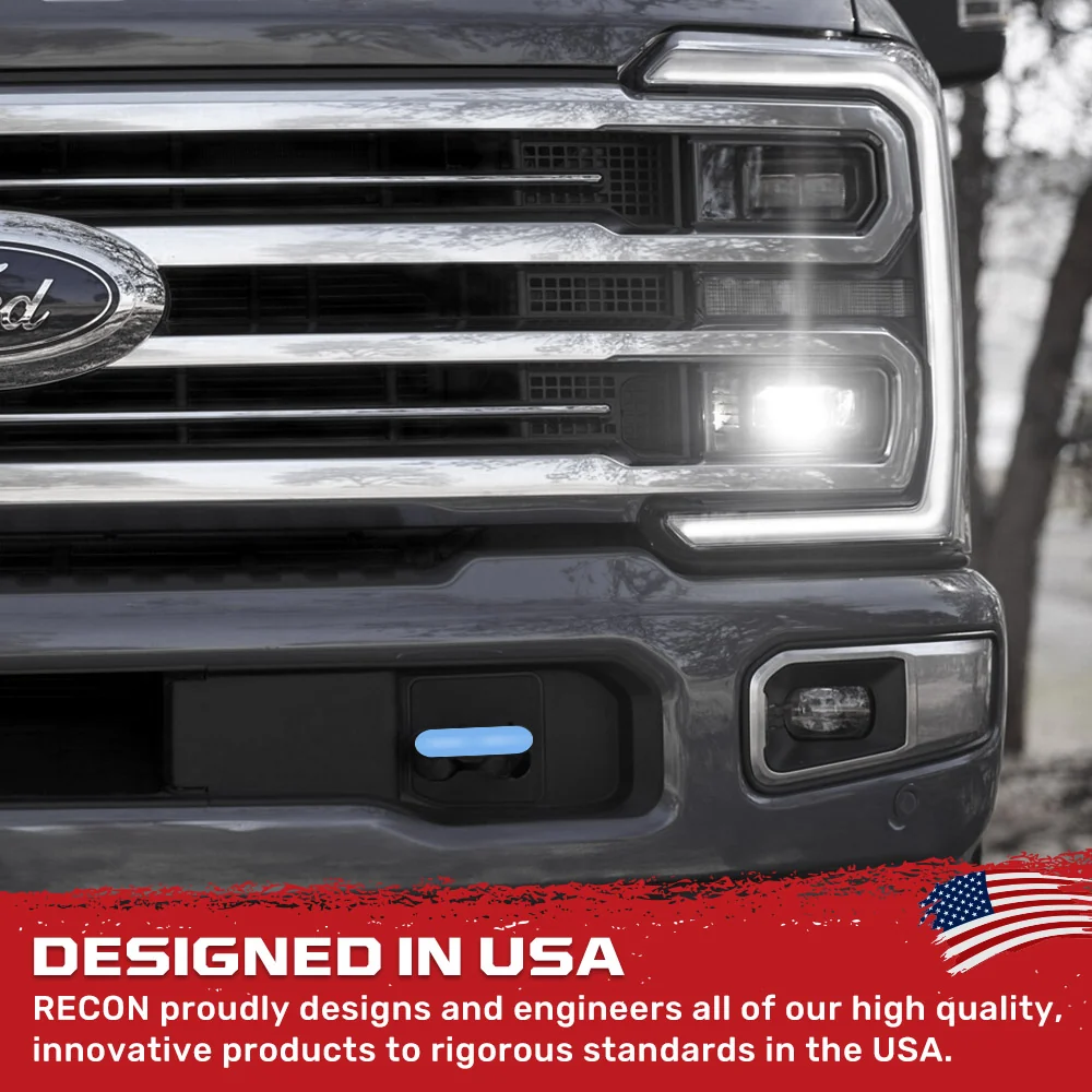 Ford 17-23 Super Duty Tow Hook Covers 2-Piece Set of Silicone Covers Standard & LED Options - Multiple Colors - Image 106