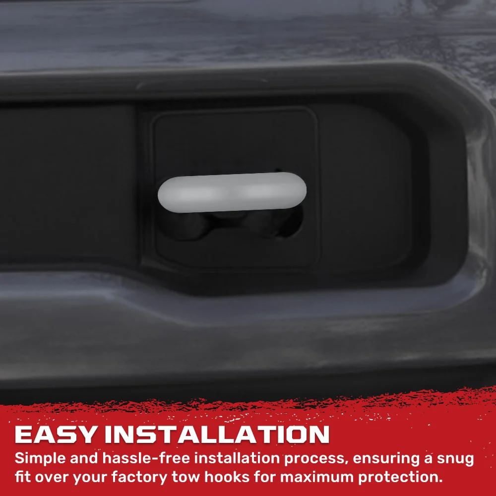 Ford 17-23 Super Duty Tow Hook Covers 2-Piece Set of Silicone Covers Standard & LED Options - Multiple Colors - Image 122