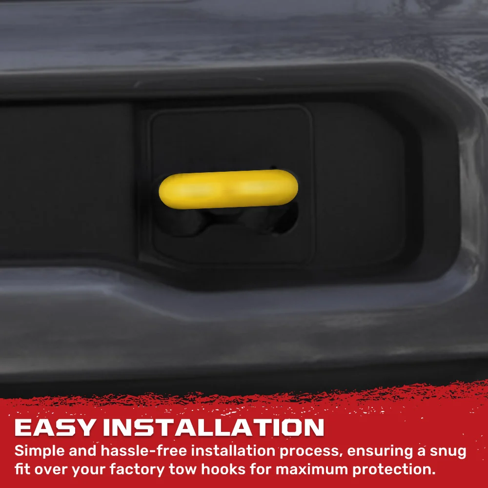 Ford 17-23 Super Duty Tow Hook Covers 2-Piece Set of Silicone Covers Standard & LED Options - Multiple Colors - Image 50