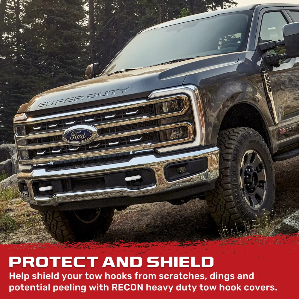 Ford 17-23 Super Duty Tow Hook Covers 2-Piece Set of Silicone Covers Standard & LED Options - Multiple Colors - Image 61