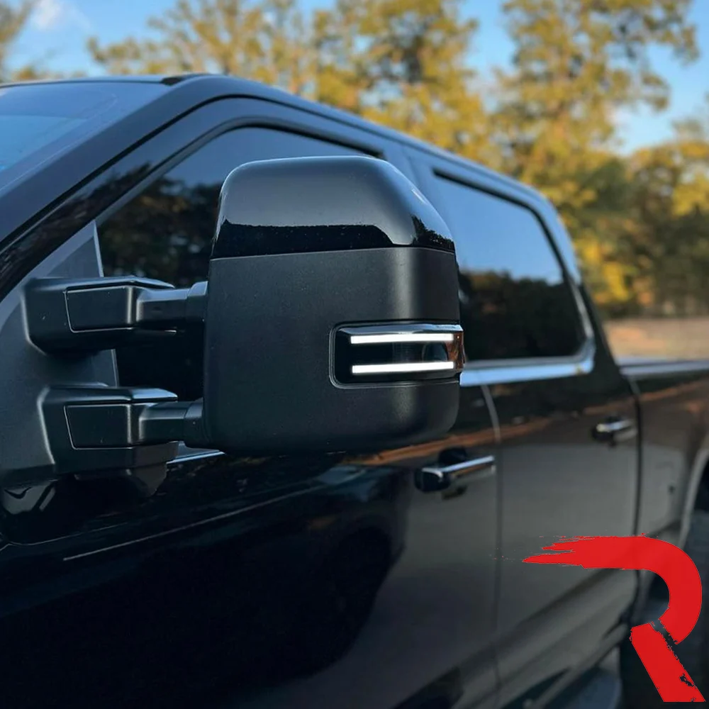 Ford 17-25 Super Duty White DRL LED Side Mirror Lenses - Multiple Lens - Image 18