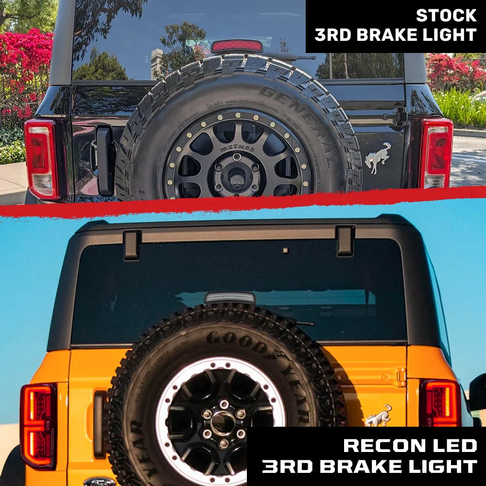 Ford 21-25 Bronco Ultra High Power Red LED 3rd Brake Light Kit - Multiple Options - Image 22