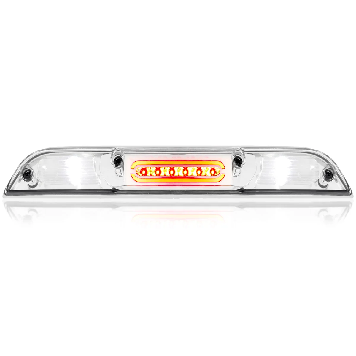 Ford 21-25 F150 & 21-25 SUPERDUTY F250/350/450/550 & 21-24 Ranger - Does NOT Fit Models with OEM Cargo Bed Camera - ULTRA HIGH POWER Red LED 3rd Brake Light Kit w/ ULTRA HIGH POWER CREE XML White LED Cargo Lights - Image 2