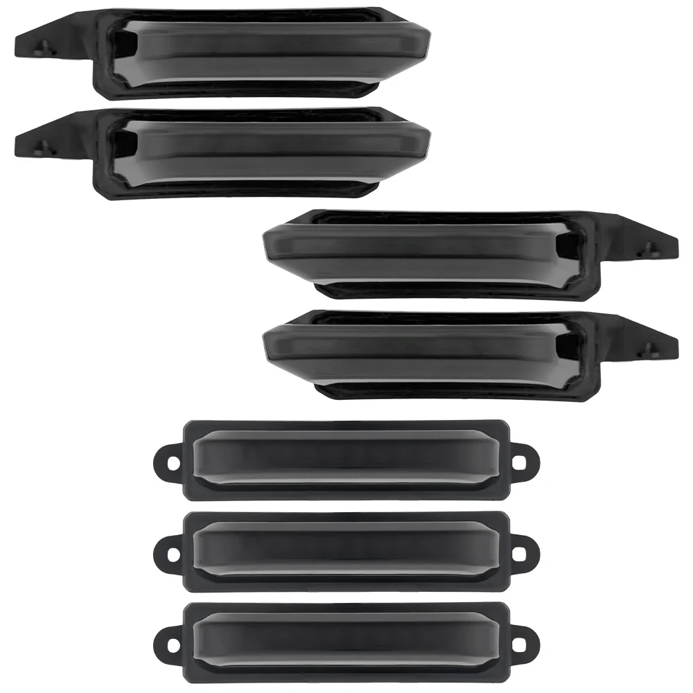 Ford 21-22 Raptor 7-Pc Fender & Hood Light Kit Smoked Lens White or Amber LED Running Lights w/ Startup Light Sequence - Image 9