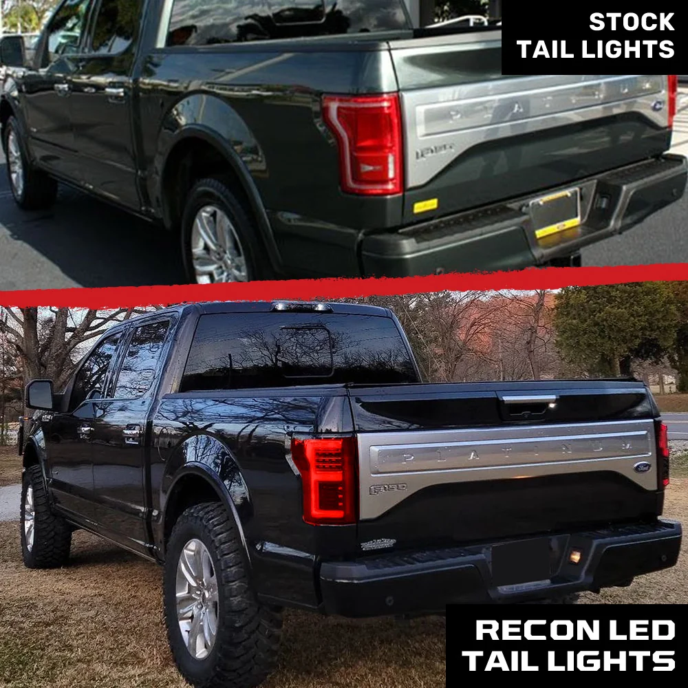 Ford F-150 SVT Raptor 17-20 Ultra Bright OLED Tail Lights (Replaces Factory/OEM LED with BLIS) - Multiple Lens - Image 49