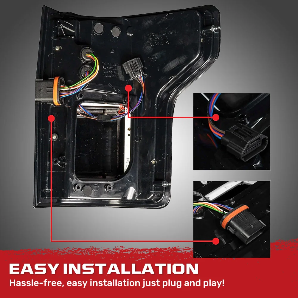 Ford F-150 SVT Raptor 17-20 Ultra Bright OLED Tail Lights (Replaces Factory/OEM LED with BLIS) - Multiple Lens - Image 52
