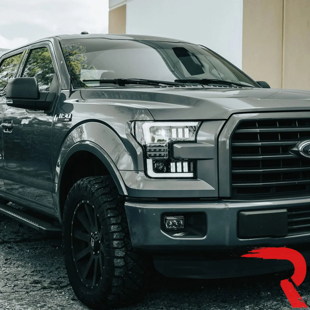 Ford F150 15-17 LED Projector Headlights w/ Ultra High Power Smooth White OLED DRL w/ Scanning Amber Turn Signals (Replaces OEM LED Headlights) - Multiple Styles - Image 26