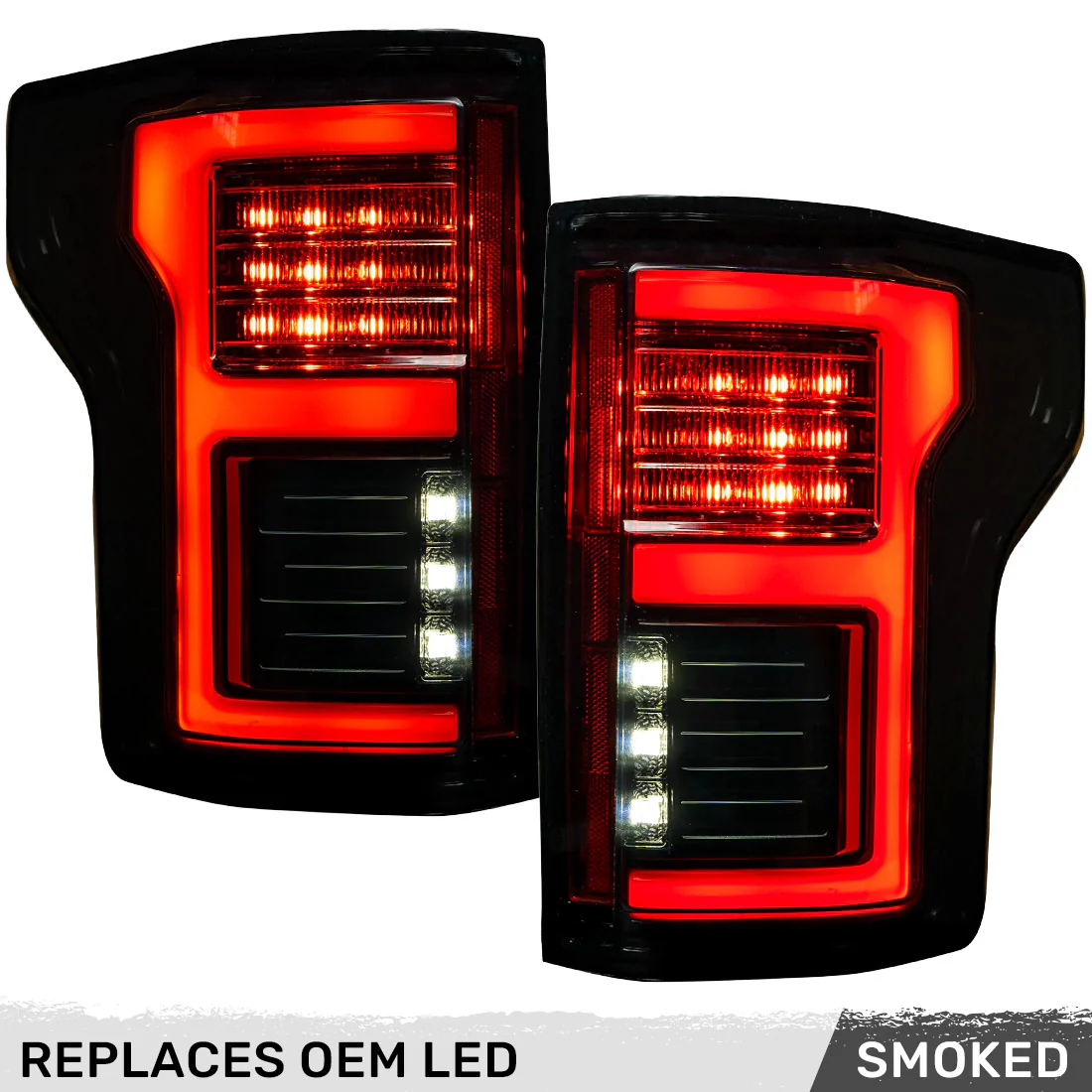 Ford F150 15-17 Ultra Bright LED Tail Lights (Replaces Factory/OEM LED with BLIS) - Multiple Lens - Image 25