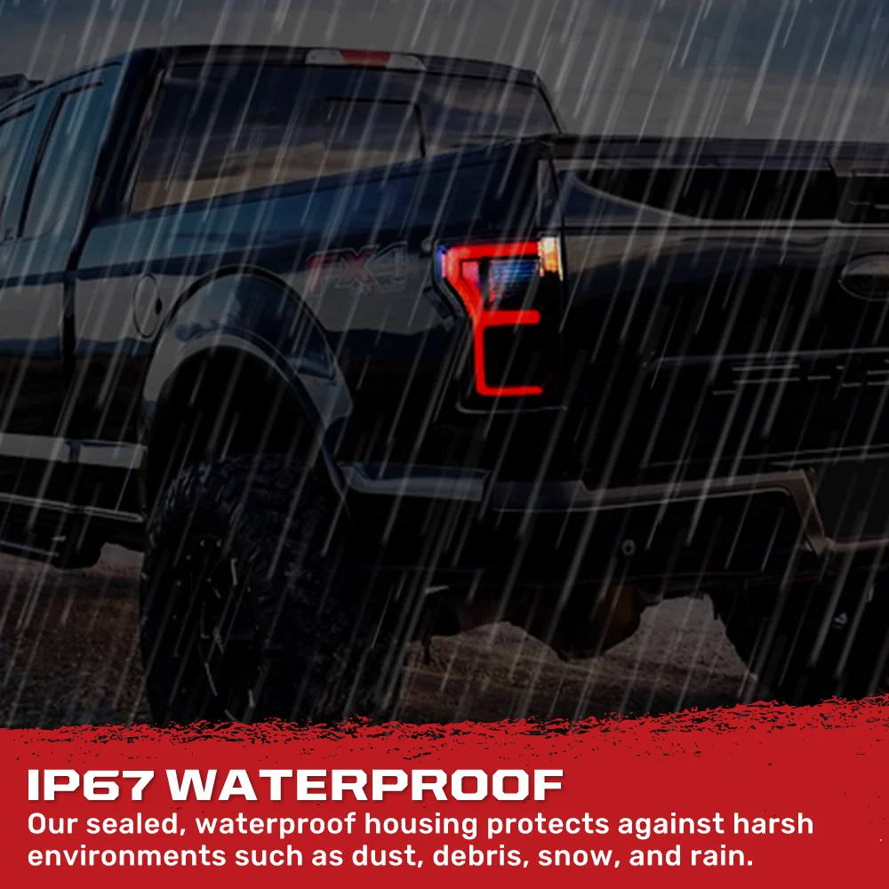Ford F150 15-17 Ultra Bright LED Tail Lights (Replaces Factory/OEM LED with BLIS) - Multiple Lens - Image 41