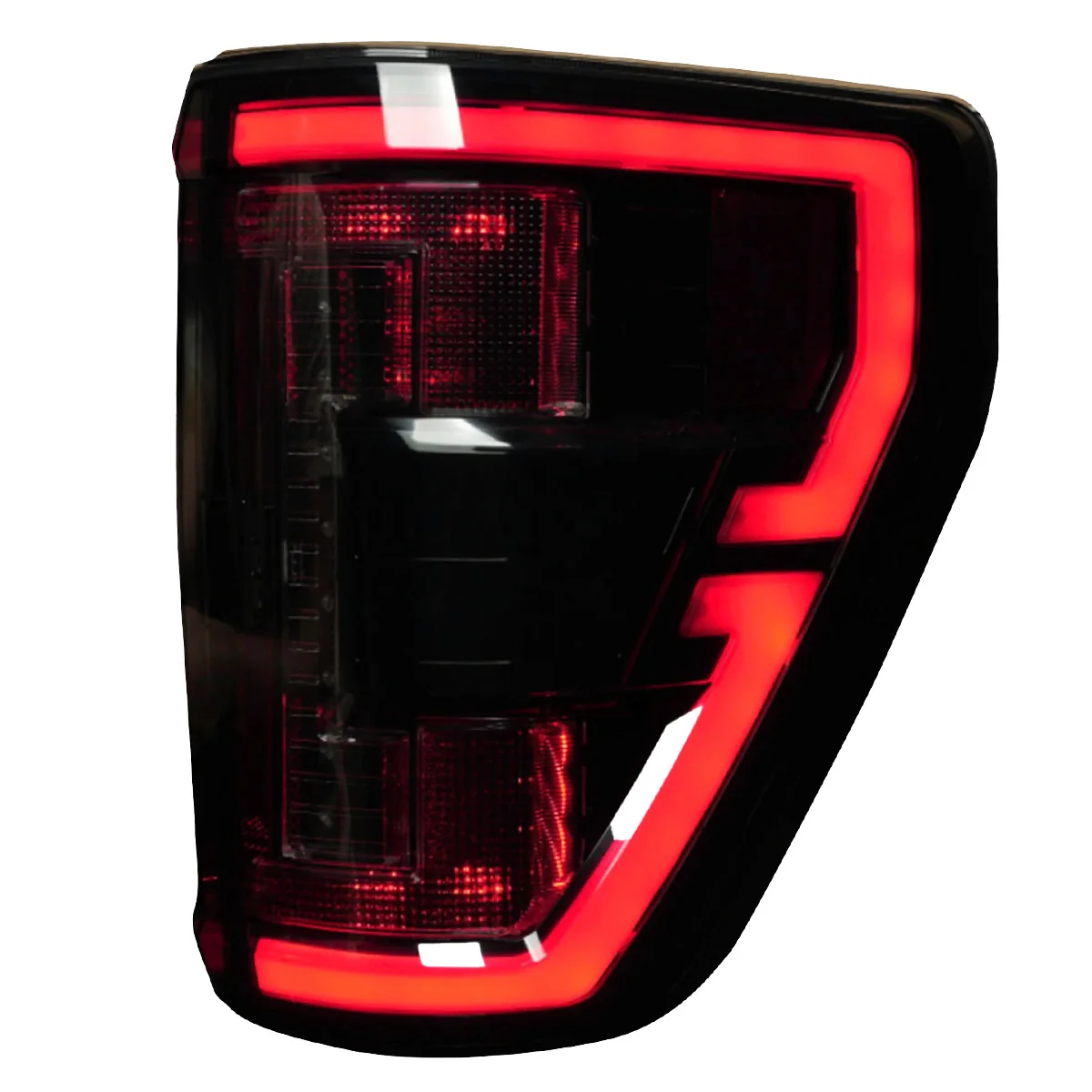 Ford F150 21-23 Ultra Bright OLED Tail Lights w/ Startup Light Sequence (Replaces Factory Halogen Tail Lights w/ BLIS Only) - Multiple Lens - Image 17