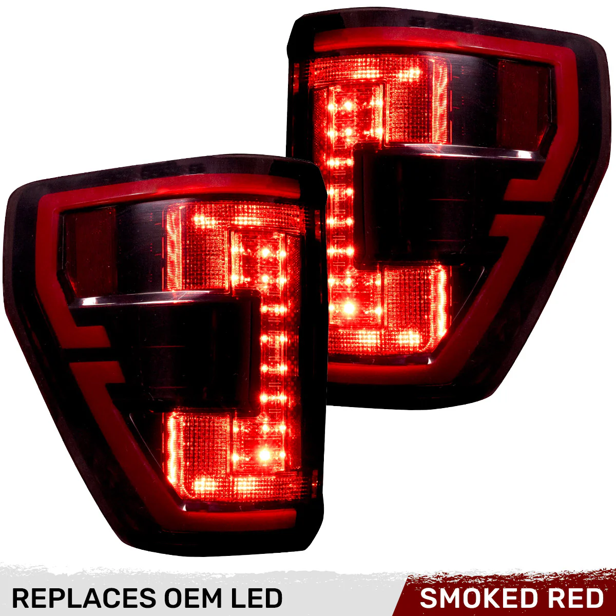 Ford F150 & Raptor 21-23 Ultra Bright OLED Tail Lights w/ Startup Light Sequence  (Replaces Factory LED Tail Lights w/ BLIS Only) - Multiple Lens - Image 37